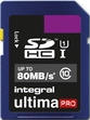 Integral ultima PRO R80 SDHC 8GB, UHS-I U1, Class...