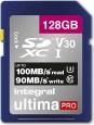 Integral ultima PRO R100/W90 SDXC 128GB, UHS-I...