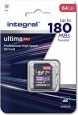 Integral ultima PRO R180/W80 SDXC 64GB, UHS-I U3,...