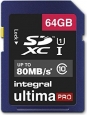 Integral ultima PRO R80 SDXC 64GB, UHS-I U1,...