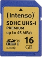 Intenso Premium R45 SDHC 16GB, UHS-I U1, Class 10