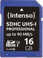 Intenso Professional R90 SDHC 16GB, UHS-I U3,...