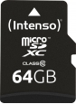 Intenso R20/W12 microSDXC 64GB Kit, Class 10