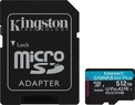 Kingston Canvas Go! Plus R170/W90 microSDXC 512GB...