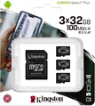 Kingston Canvas Select Plus R100 microSDHC 32GB...