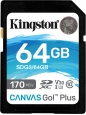 Kingston Canvas Go! Plus R170/W70 SDXC 64GB,...