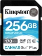 Kingston Canvas Go! Plus R170/W90 SDXC 256GB, UHS-I U3, Class 10