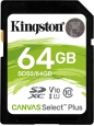 Kingston Canvas Select Plus R100 SDXC 64GB, UHS-I U1, Class 10