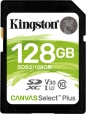 Kingston Canvas Select Plus R100/W85 SDXC 128GB,...