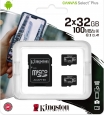 Kingston Canvas Select Plus R100 microSDHC 32GB...