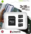 Kingston Canvas Select Plus R100 microSDHC 16GB...