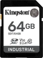 Kingston INDUSTRIAL R100/W80 SDXC 64GB, UHS-I U3,...