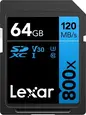 Lexar BLUE Series 800x R120 SDXC 64GB, UHS-I U3,...