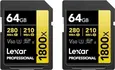 Lexar Professional 1800x Gold Series R280/W210...