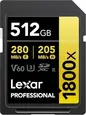Lexar Professional 1800x Gold Series R280/W205...