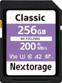 Nextorage NX-F2CL R200 SDXC 256GB, UHS-I U3, A2,...