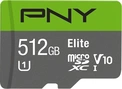 PNY Elite R90 microSDXC 512GB Kit, UHS-I U1,...