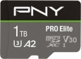 PNY Pro Elite R100/W90 microSDXC 1TB Kit, UHS-I...