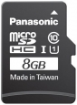 Panasonic Gold R45/W12 microSDHC 8GB Kit, UHS-I,...