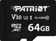 Patriot VX Series R90/W80 microSDXC 64GB, UHS-I...