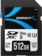 Sabrent Rocket V90 R280/W250 SDXC 512GB, UHS-II...