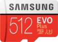 Samsung EVO Plus R100/W90 microSDXC 512GB Kit,...