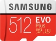 Samsung EVO Plus R100/W90 microSDXC 512GB Kit,...