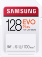 Samsung EVO Plus for Creators R100 SDXC 128GB, UHS-I U3, Class 10