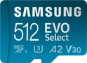 Samsung EVO Select R130 microSDXC 512GB Kit,...