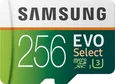 Samsung EVO Select R100/W90 microSDXC 256GB Kit,...