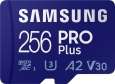 Samsung PRO Plus R160/W120 microSDXC 256GB Kit,...