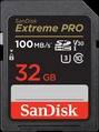 SanDisk Extreme PRO R100/W90 SDHC 32GB, UHS-I U3,...