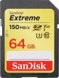 SanDisk Extreme R150/W60 SDXC 64GB, UHS-I U3,...