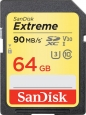 SanDisk Extreme R90/W40 SDXC 64GB, UHS-I U3,...