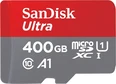 SanDisk Ultra R120 microSDXC 400GB Kit, UHS-I U1,...