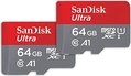 SanDisk Ultra R140 microSDXC 64GB Kit, UHS-I U1,...