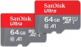 SanDisk Ultra R100 microSDXC 64GB Kit, UHS-I U1,...