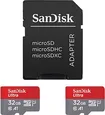 SanDisk Ultra R98 microSDHC 32GB Kit, UHS-I U1, A1, Class 10, 2er-Pack