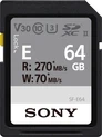 Sony SF-E Series R270/W70 SDXC 64GB, UHS-II U3,...
