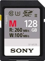 Sony SF-M Series R260/W100 SDXC 128GB, UHS-II U3,...