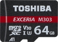 Toshiba Exceria M303 R98/W65 microSDXC 64GB Kit,...
