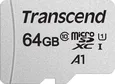 Transcend 300S R100/W20 microSDXC 64GB, UHS-I U1, Class 10