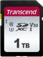 Transcend 300S R100/W85 SDXC 1TB, UHS-I U3, Class 10
