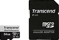 Transcend 340S R160/W80 microSDXC 64GB Kit, UHS-I...