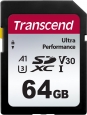 Transcend 340S R160/W50 SDXC 64GB, UHS-I U3, A1,...