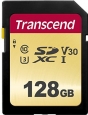 Transcend 500S R95/W50 SDXC 128GB, UHS-I U3,...