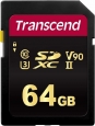 Transcend 700S R285/W180 SDXC 64GB, UHS-II U3,...