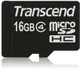 Transcend microSDHC 16GB, Class 4