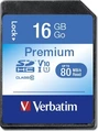 Verbatim Premium 533x R80 SDHC 16GB, UHS-I U1,...