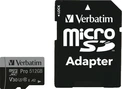 Verbatim Pro U3 R100/W90 microSDXC 512GB Kit,...